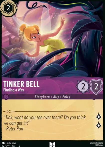 Tinker Bell, Finding a Way (foil) - Attack of the Vine