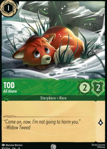 Tod, All Alone - Winterspell