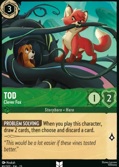 Tod, Clever Fox - Attack of the Vine