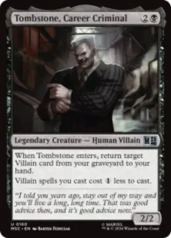 Tombstone, Career Criminal (#160) - Marvel Super Heroes Commander
