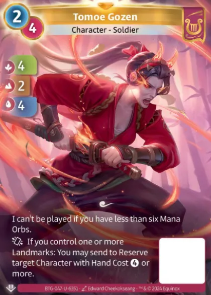 Tomoe Gozen (U-6351) - Altered Non-Kickstarter Uniques