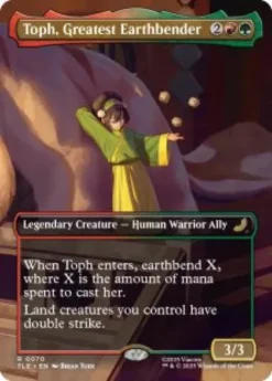 Toph, Greatest Earthbender (foil) (borderless) - Avatar: The Last Airbender Eternal Varianten