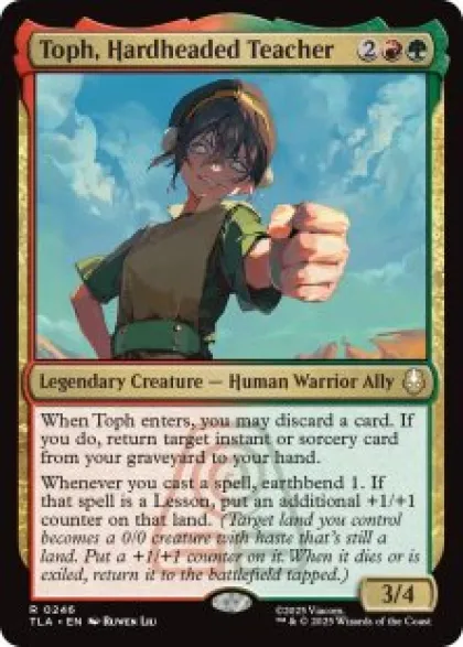Toph, Hardheaded Teacher (foil) - Avatar: The Last Airbender