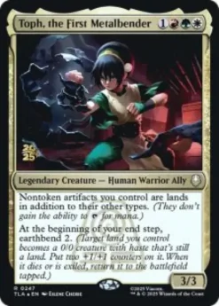 Toph, the First Metalbender (foil) - Avatar: The Last Airbender Prerelease Promo's