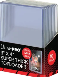 Toploaders Super Thick 120pt Clear (10 stuks)