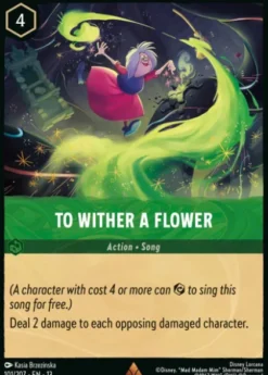 To Wither a Flower - Attack of the Vine