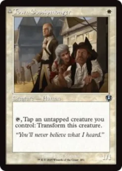 Town Gossipmonger (foil) (showcase) - Innistrad Remastered Varianten