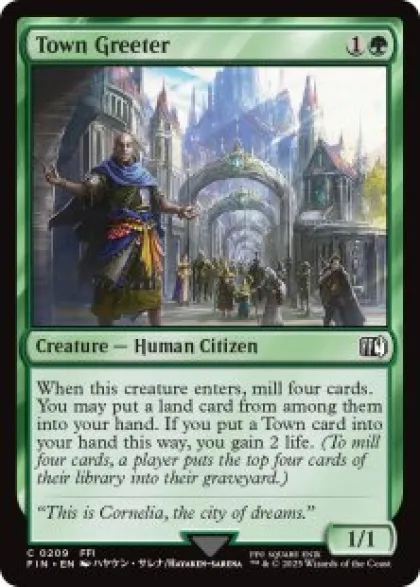 Town Greeter (foil) - Final Fantasy