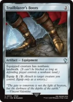 Trailblazer's Boots (surge foil) - Final Fantasy Commander
