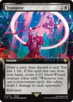 Transpose (foil) (extended art) - Final Fantasy Commander Varianten