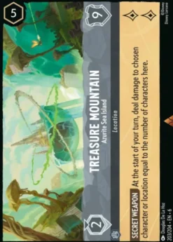 Treasure Mountain, Azurite Sea Island (foil) - Azurite Sea