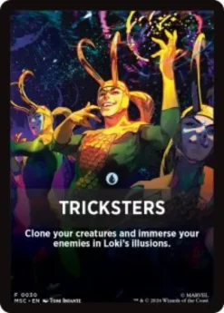Tricksters front card - Marvel Super Heroes Commander