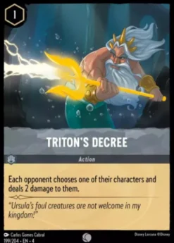 Triton's Decree (foil) - Ursula's Return