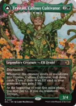 Trystan, Callous Cultivator (foil) (borderless) - Lorwyn Eclipsed Varianten