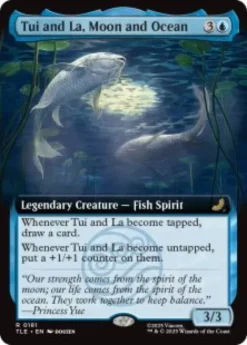 Tui and La, Moon and Ocean (foil) (extended art) - Avatar: The Last Airbender Eternal Varianten