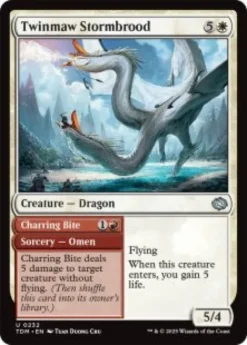 Twinmaw Stormbrood (foil) - Tarkir: Dragonstorm