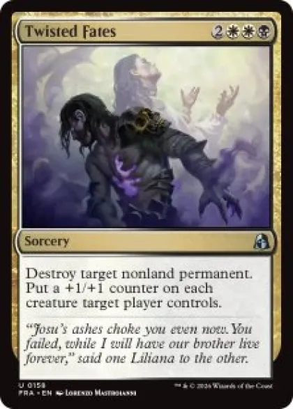 Twisted Fates (foil) - Reality Fracture