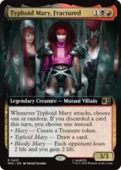 Typhoid Mary, Fractured (extended art) - Marvel Super Heroes Commander Varianten
