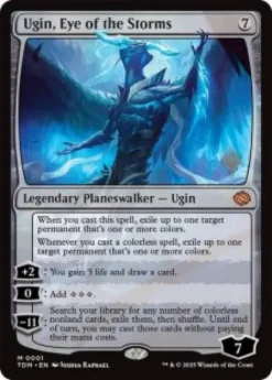 Ugin, Eye of the Storms (foil) - Tarkir: Dragonstorm Planeswalker Stamped