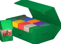 Ultimate Guard ArkHive 800+ XenoSkin Monocolor Green