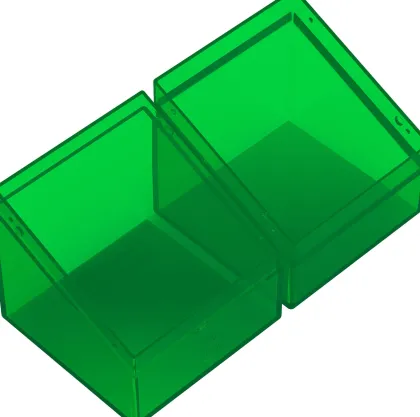 Ultimate Guard - Boulder Deck Case 100+ Clear: Emerald