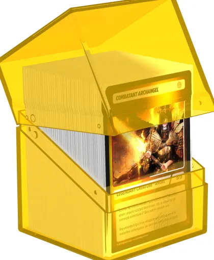 Ultimate Guard - Boulder Deck Case 100+ Clear: Amber