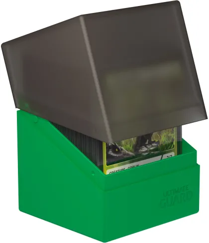 Ultimate Guard Boulder Deck Case 100+ SYNERGY Black/Green