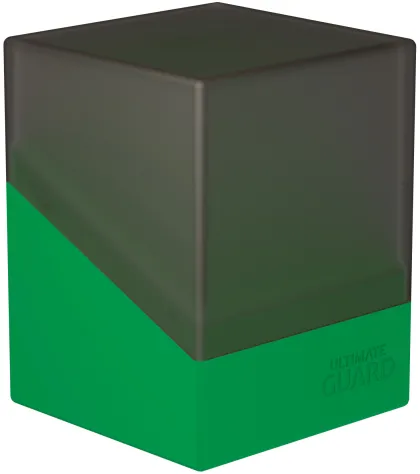 Ultimate Guard Boulder Deck Case 100+ SYNERGY Black/Green