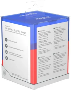 Ultimate Guard Boulder Deck Case 100+ SYNERGY Blue/Red
