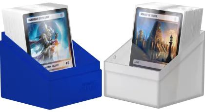 Ultimate Guard Boulder Deck Case 100+ SYNERGY Blue/White