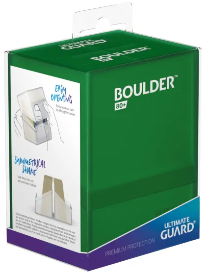 Ultimate Guard Boulder Deck Case 80+ Emerald