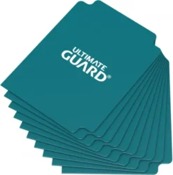 Ultimate Guard Card Dividers: Petrol Blue (10 stuks)