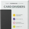 Ultimate Guard Card Dividers: Black (10 stuks)