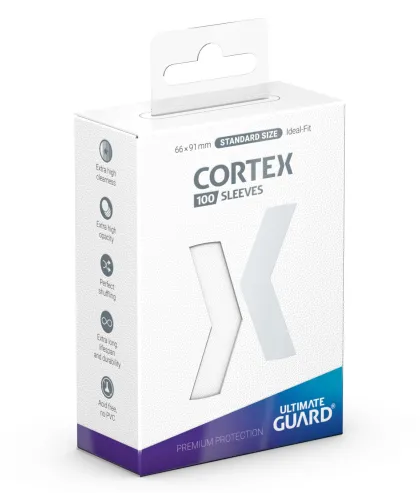 Ultimate Guard Cortex Sleeves: White (100 stuks)