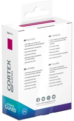 Ultimate Guard Cortex Sleeves: Pink (100 stuks)