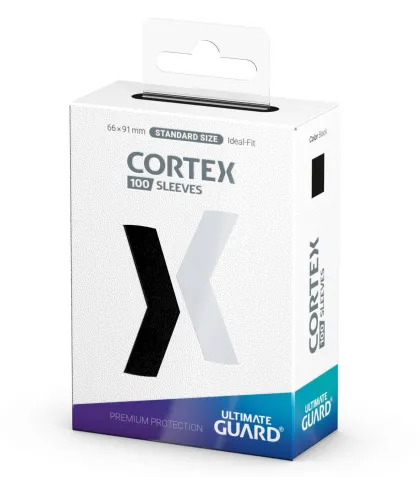 Ultimate Guard Cortex Sleeves: Black (100 stuks)