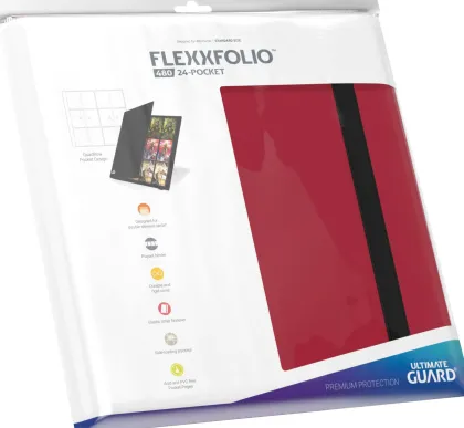 Ultimate Guard - Flexxfolio 480 24-Pocket: Red