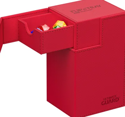 Ultimate Guard Flip'n'Tray Deck Case 80+ XenoSkin Monocolor Red