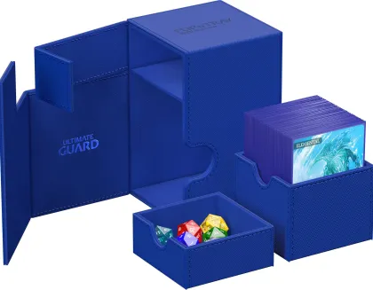 Ultimate Guard Flip'n'Tray Deck Case 100+ XenoSkin Monocolor Blue