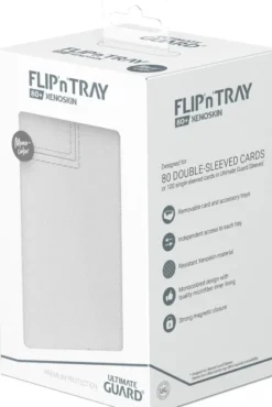 Ultimate Guard Flip'n'Tray Deck Case 80+ XenoSkin Monocolor White