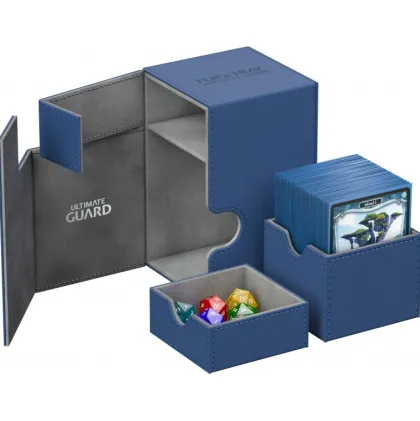 Ultimate Guard Flip'n'Tray Deck Case 100+ XenoSkin Blue