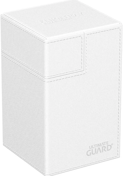 Ultimate Guard Flip'n'Tray Deck Case 100+ XenoSkin Monocolor White