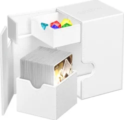 Ultimate Guard Flip'n'Tray Deck Case 100+ XenoSkin Monocolor White