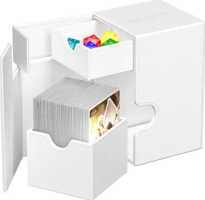 Ultimate Guard Flip'n'Tray Deck Case 100+ XenoSkin Monocolor White