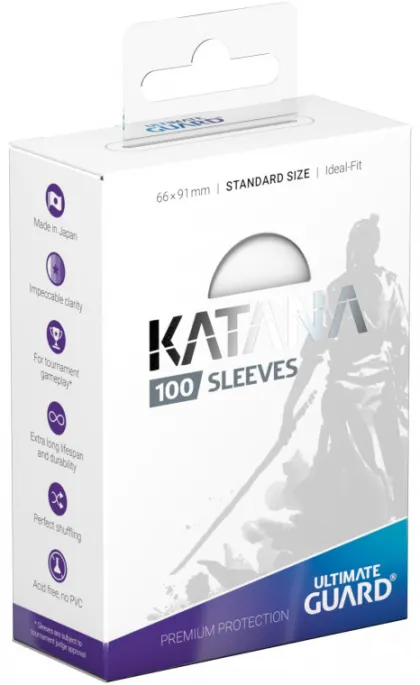 Ultimate Guard Katana Sleeves: White (100 stuks)