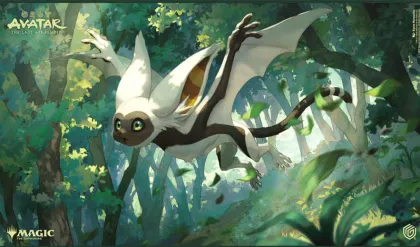 Ultimate Guard Magic: The Gathering - Avatar: The Last Airbender Stitched Edge Playmat: Momo, Friendly Flier