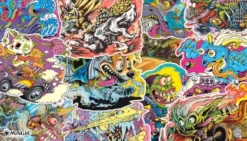 Ultimate Guard Magic: The Gathering - Aetherdrift Stitched Edge Playmat: Revved-Up Racers