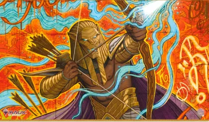 Ultimate Guard Magic: The Gathering - Aetherdrift Stitched Edge Playmat: Ketramose, the New Dawn