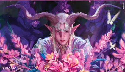 Ultimate Guard Magic: The Gathering - Lorwyn Eclipsed Stitched Edge Playmat: Dawnhand Eulogist
