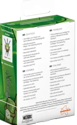 Ultimate Guard Magic: The Gathering - Premium Art Sleeves: Teenage Mutant Ninja Turtles - Turtle Planeswalker Symbol (100 stuks)